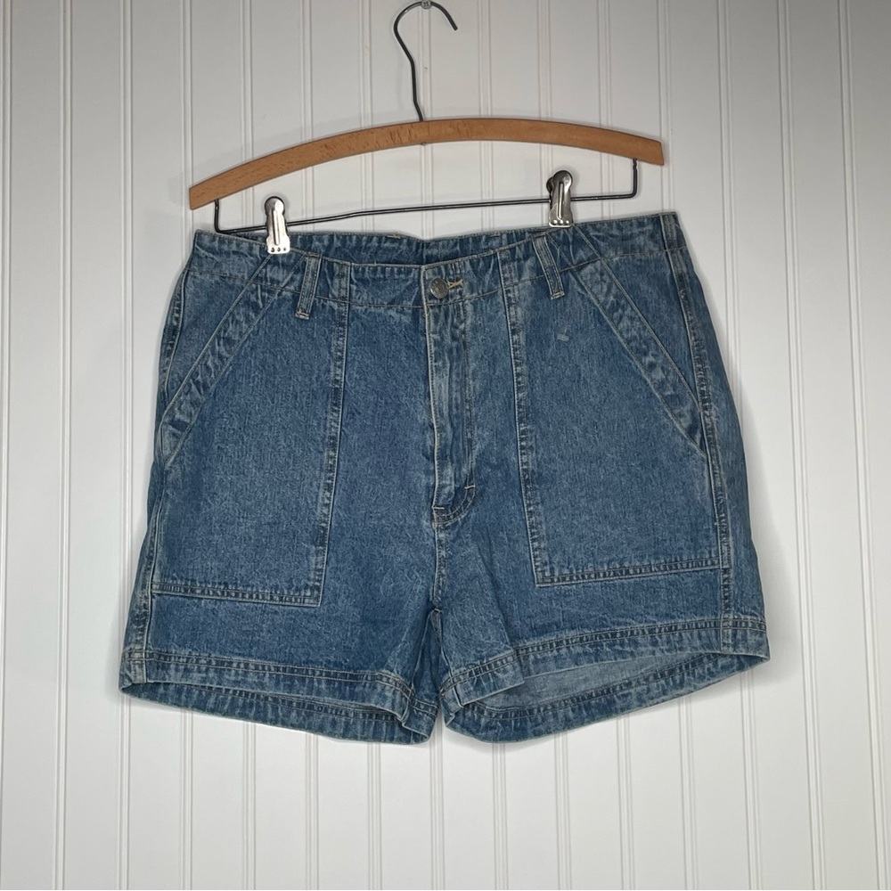 Outback Rider Y2K High Rise Mom Jean Shorts - Picture 2 of 6